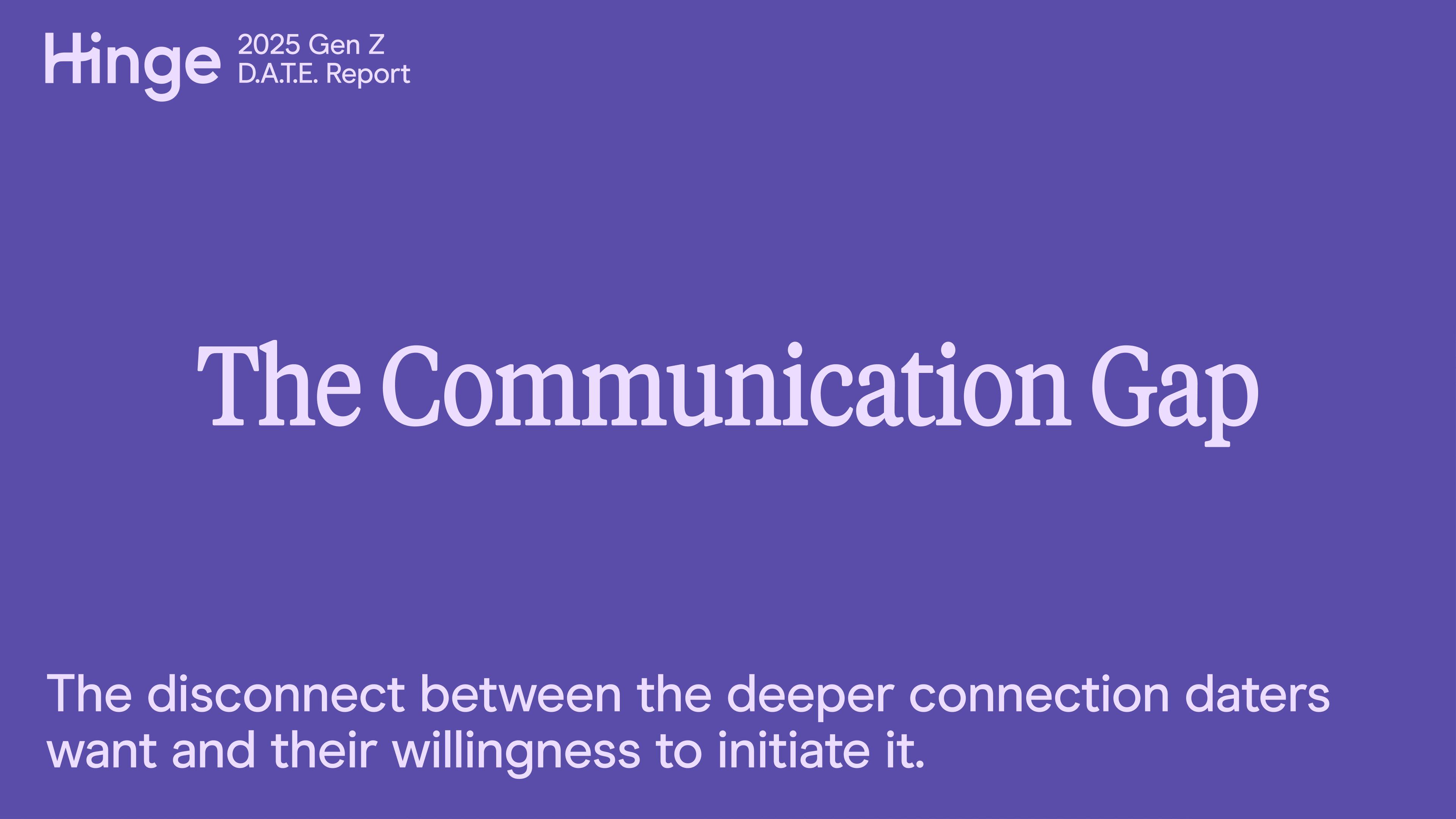 The Communication Gap Definition