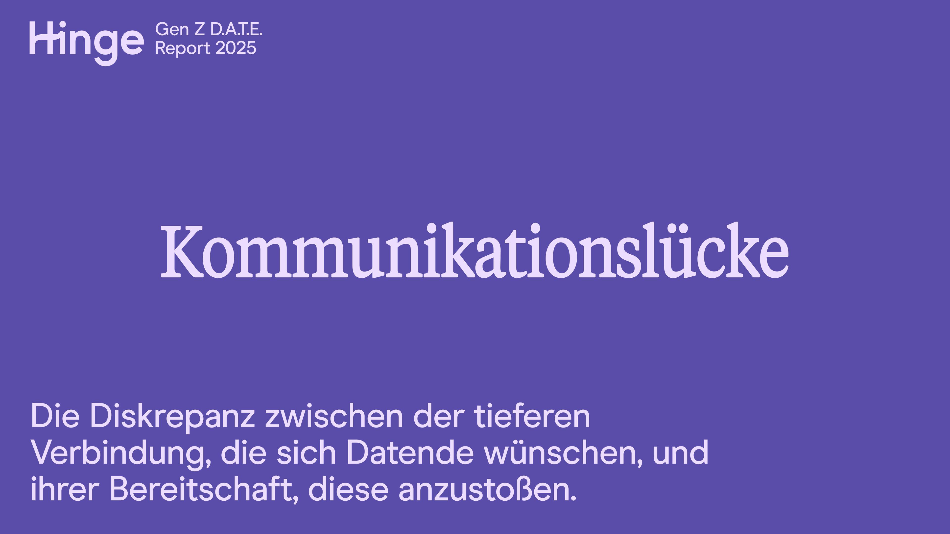 Kommunikationslücke