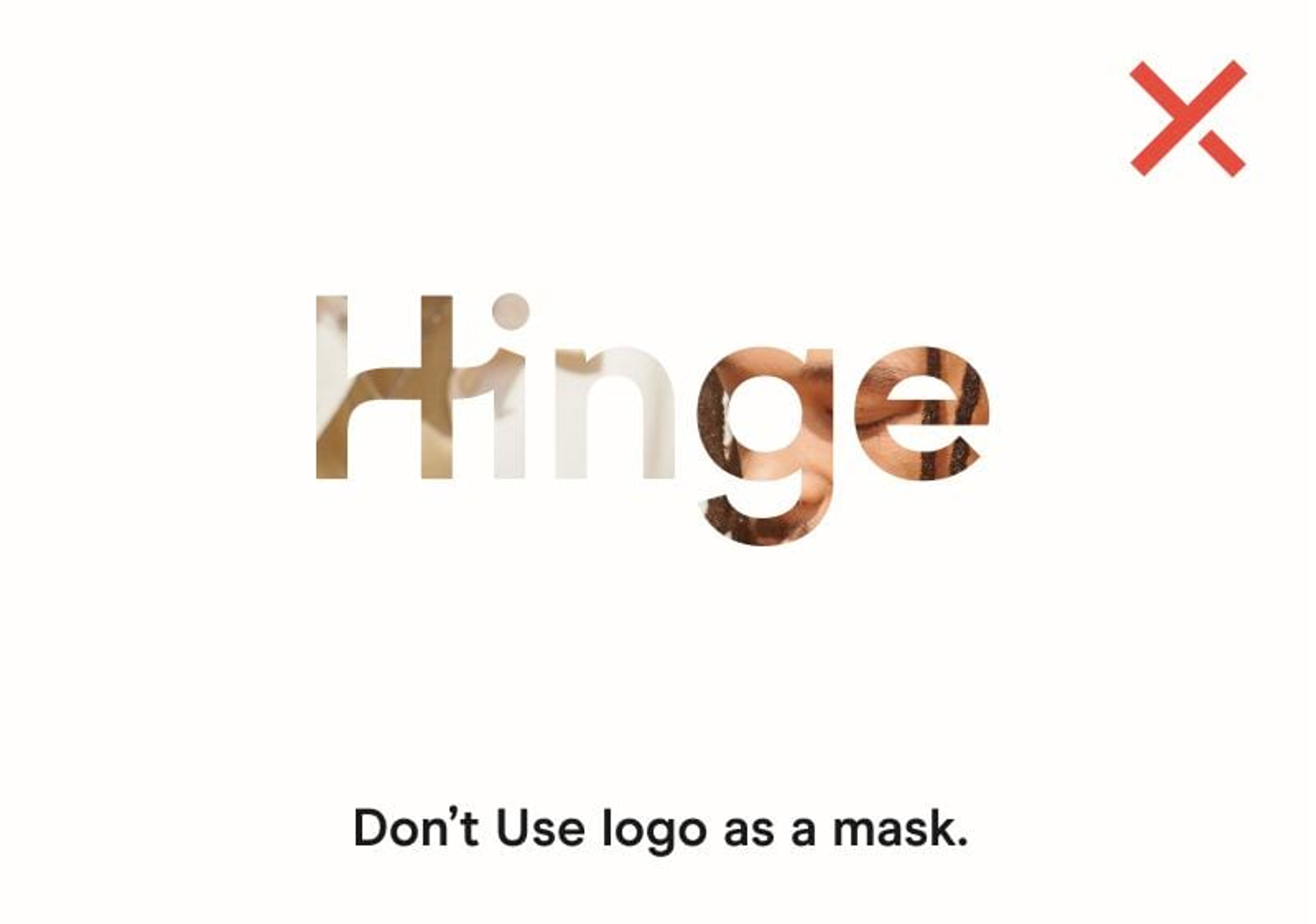 Don't use the logo as a mask.