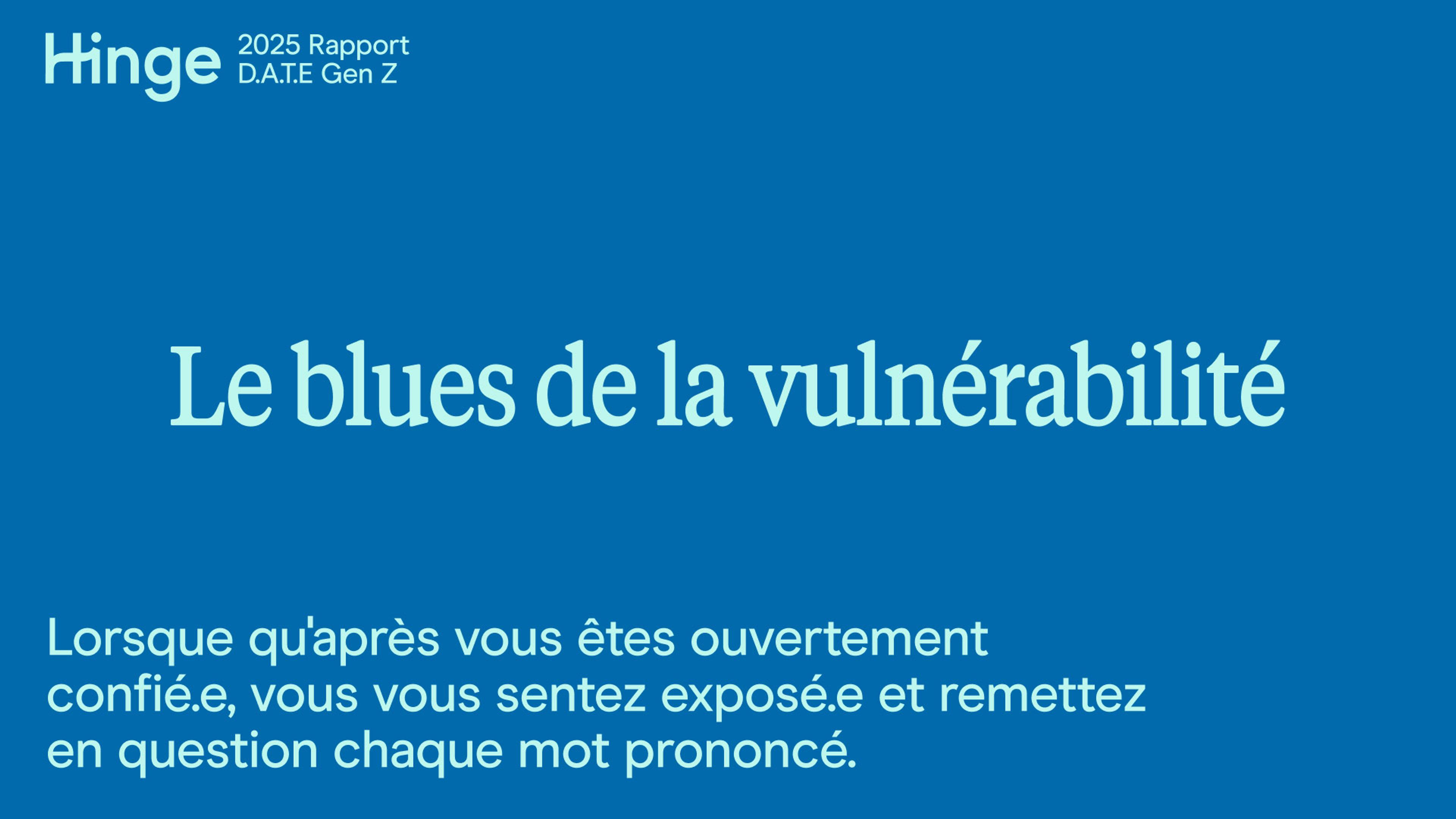 Le blues de la vulnérabilité